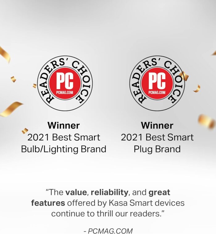 Kasa Smart Plug Mini 15A, Smart Home Wi-Fi Outlet Works with Alexa, Google Home & IFTTT, No Hub Required, UL Certified, 2.4G WiFi Only, 4-Pack(EP10P4) , White - Image 2