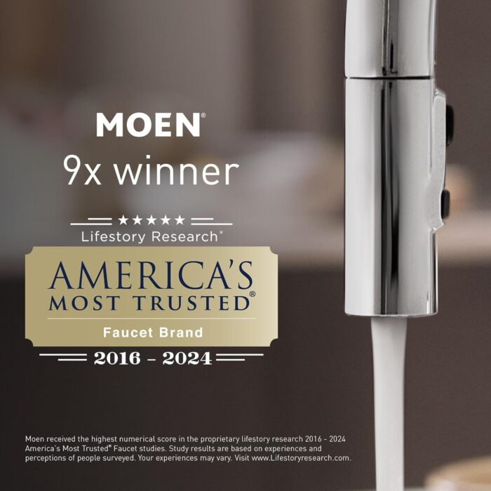 Moen Flo Smart Water Monitor and Automatic Shutoff Sensor, Wi-Fi Connected Water Leak Detector for 1-Inch Diameter Pipe, 900-006 - Image 9