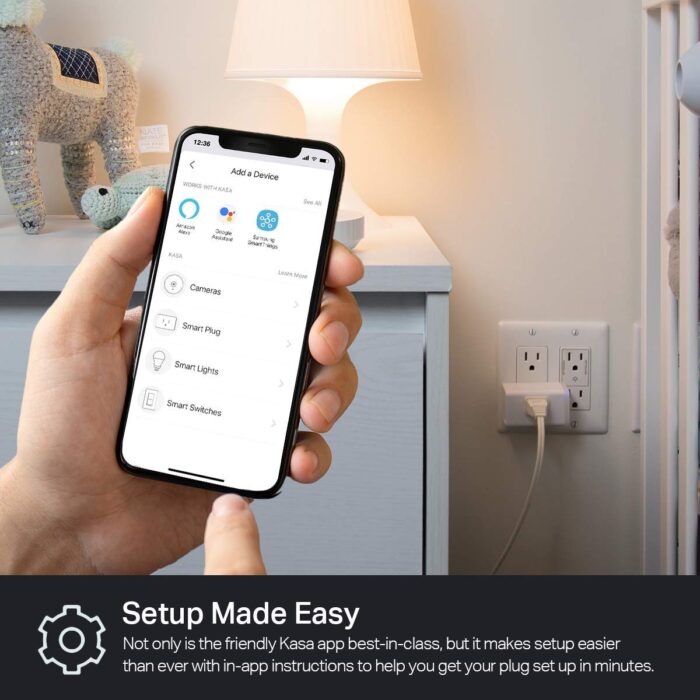 Kasa Smart Plug HS103P2, Smart Home Wi-Fi Outlet Works with Alexa, Echo, Google Home & IFTTT, No Hub Required, Remote Control,15 Amp,UL Certified, (Pack of 2) White - Image 7