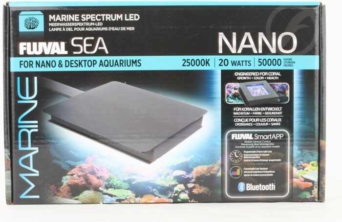 Fluval SEA Marine Nano LED Aquarium Lighting with Bluetooth, 20 Watts,Glass - Image 5