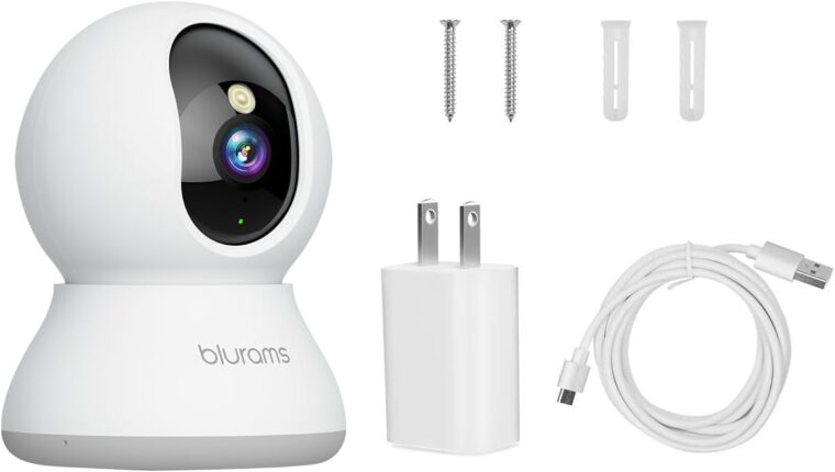 blurams Indoor Camera 2K, 5G&2.4GHz Security Camera, 360° Pet Camera for Home Security w/Motion Tracking, Phone App, 2-Way Audio, IR Night Vision, Siren, Works with Alexa & Google Assistant - Image 9