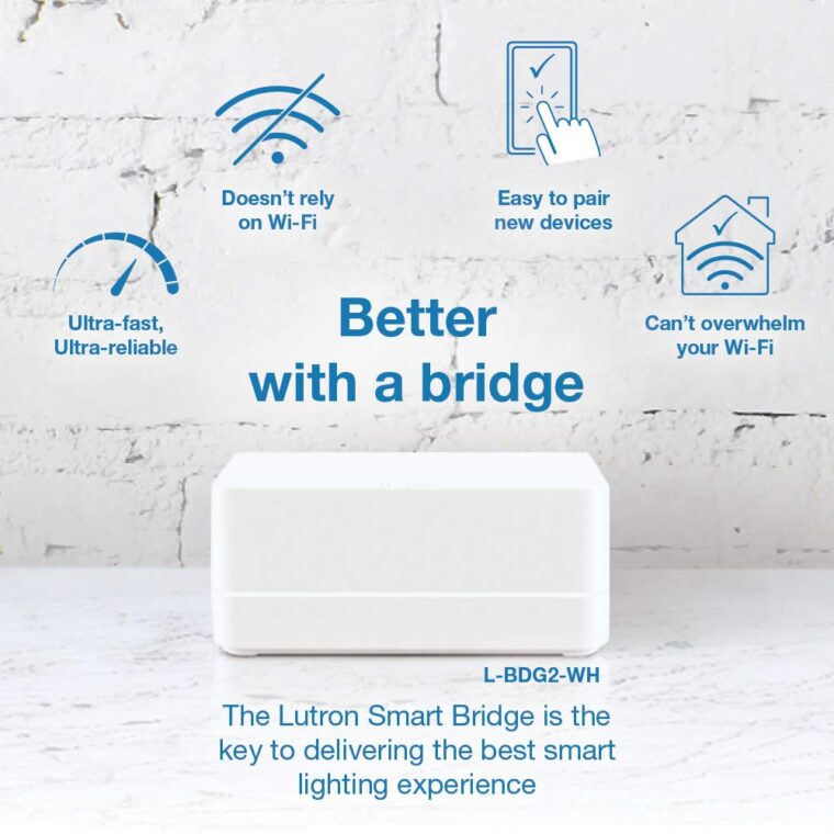 Lutron Caseta Smart Lighting Kit w/ Hub, 2 Original Dimmer Switches, 2 Pico Remotes, & More, for LED Bulbs, Works w/ Alexa, Apple Homekit, Google Home, 150W Single-Pole/3-Way, P-BDG-PKG2W-A - Image 10