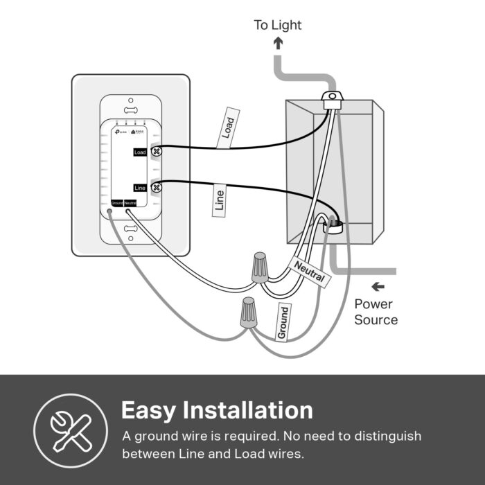 Kasa Smart Dimmer Switch HS220, Single Pole, Needs Neutral Wire, 2.4GHz Wi-Fi Light Switch Works with Alexa and Google Home, UL Certified, No Hub Required, 1 Pack - Image 7