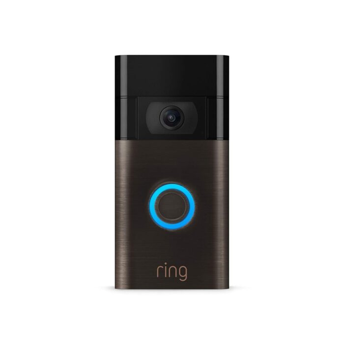 Like-New Ring Video Doorbell – 1080p HD video, improved motion detection, easy installation – Venetian Bronze - Image 2