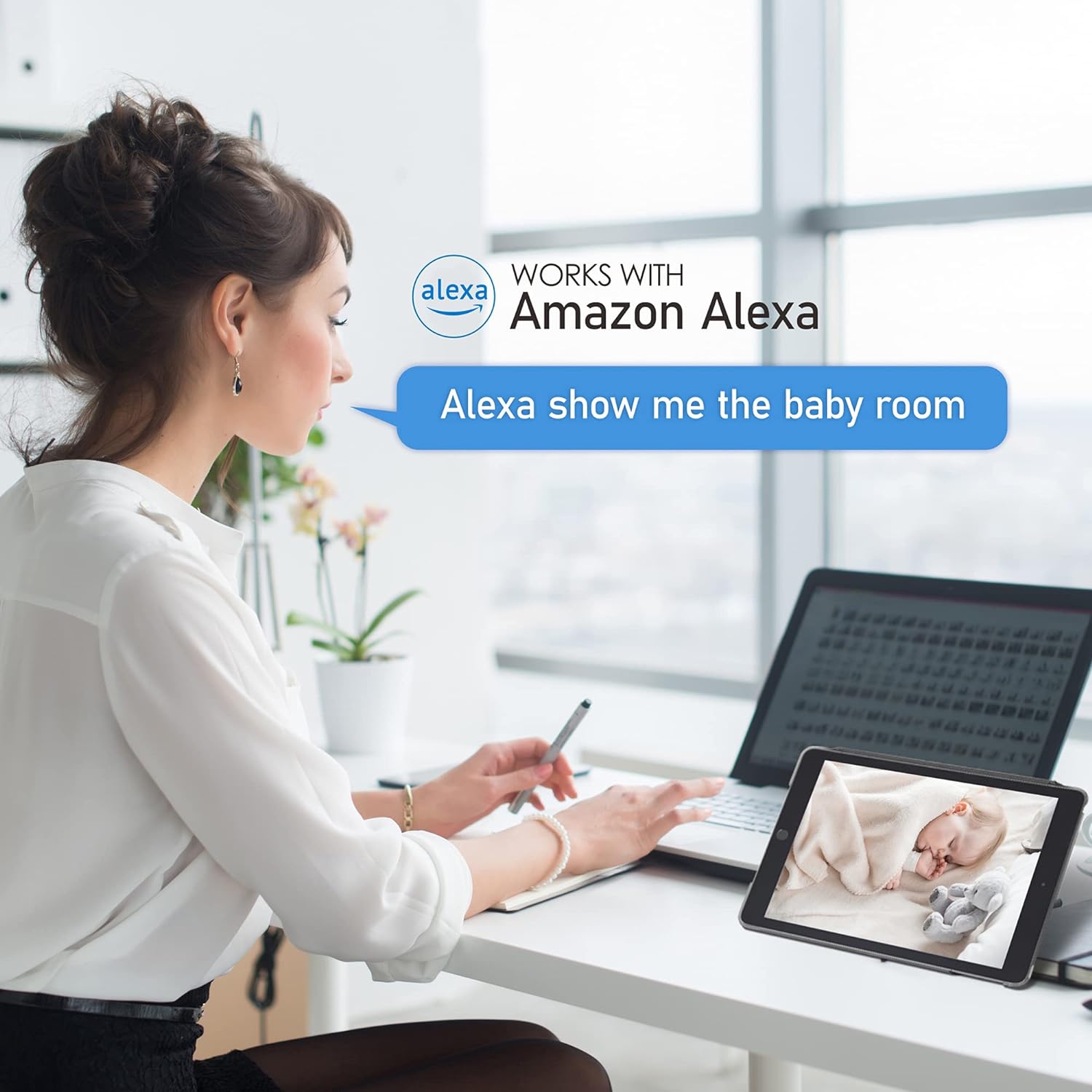 LaView Security Cameras 4pcs, Home Security Camera Indoor 1080P, Wi-Fi Cameras Wired for Pet, Motion Detection, Two-Way Audio, Night Vision, Phone App, Works with Alexa, iOS & Android & Web Access - Image 9