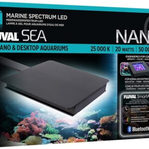 Fluval SEA Marine Nano LED Aquarium Lighting with Bluetooth, 20 Watts,Glass