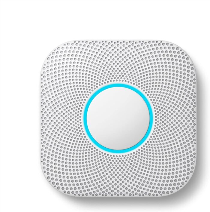 Google Nest Protect - Smoke Alarm - Smoke Detector and Carbon Monoxide Detector - Battery Operated , White - S3000BWES