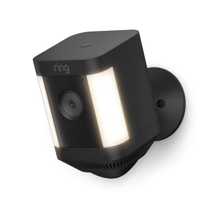 Ring Spotlight Cam Plus, Battery | Two-Way Talk, Color Night Vision, and Security Siren (2022 release) - Black - Image 2