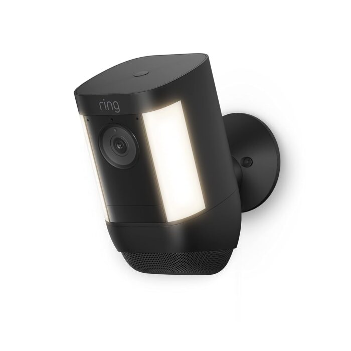 Ring Spotlight Cam Pro, Battery | 3D Motion Detection, Two-Way Talk with Audio+, and Dual-Band Wifi (2022 release) - Black - Image 2