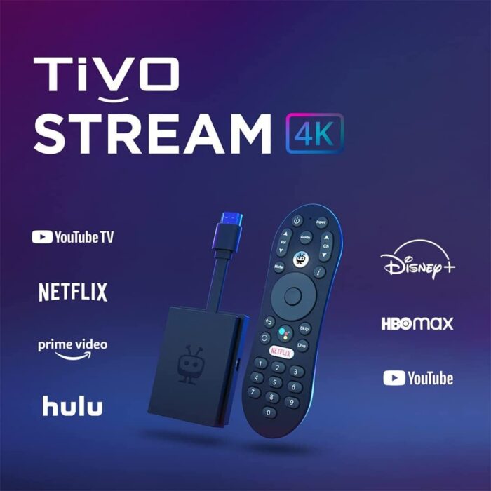 TiVo Stream 4K – Every Streaming App and Live TV on One Screen – 4K UHD, Dolby Vision HDR and Dolby Atmos Sound – Powered by Android TV – Plug-In Smart TV, One size - Image 2