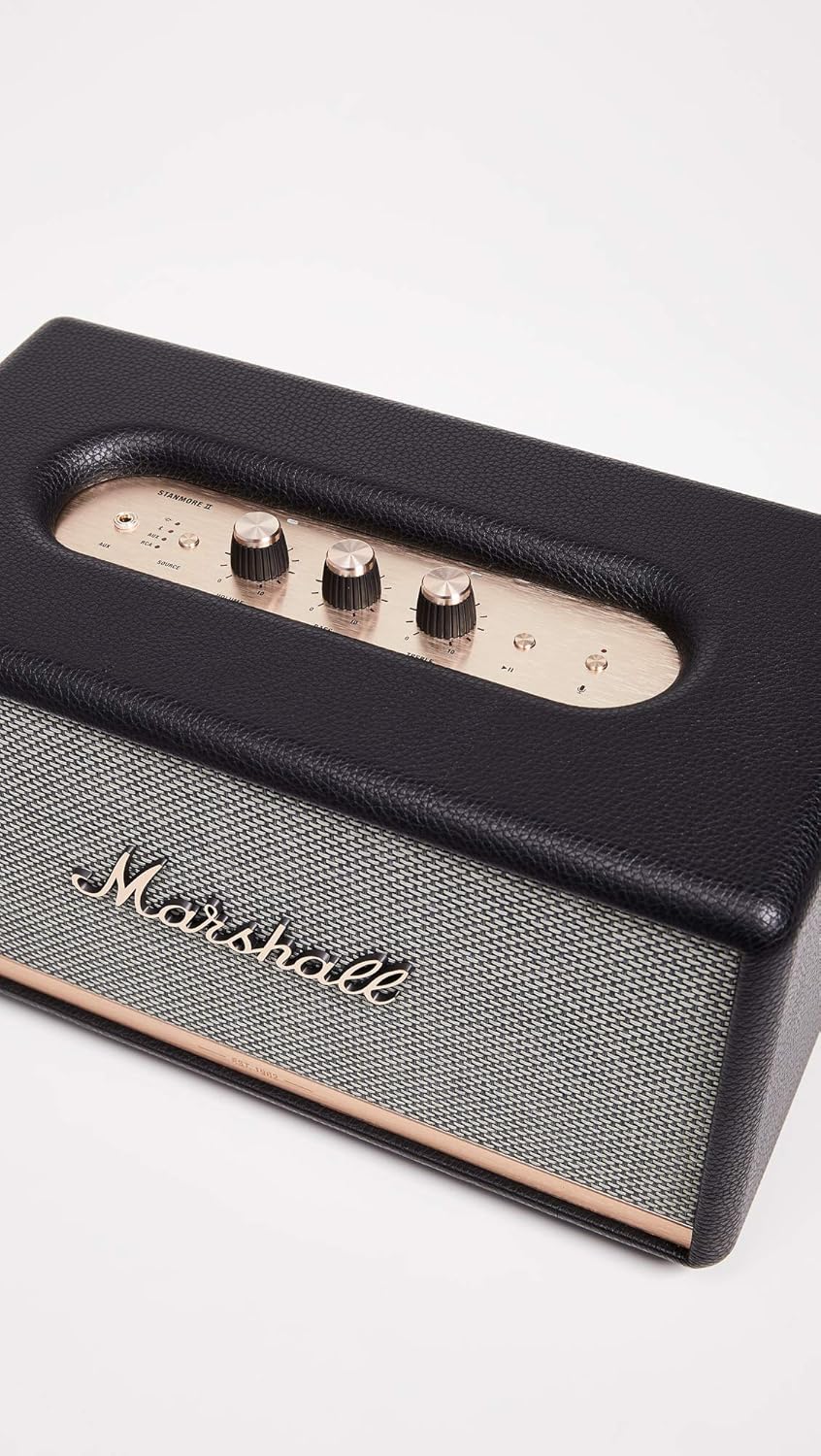 Marshall Stanmore II Wireless Wi-Fi Alexa Voice Smart Speaker - Black - Image 4