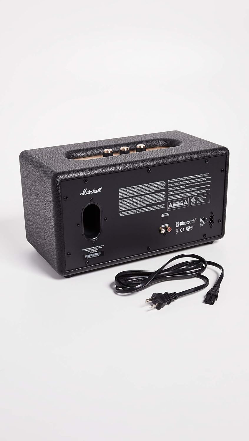 Marshall Stanmore II Wireless Wi-Fi Alexa Voice Smart Speaker - Black - Image 5