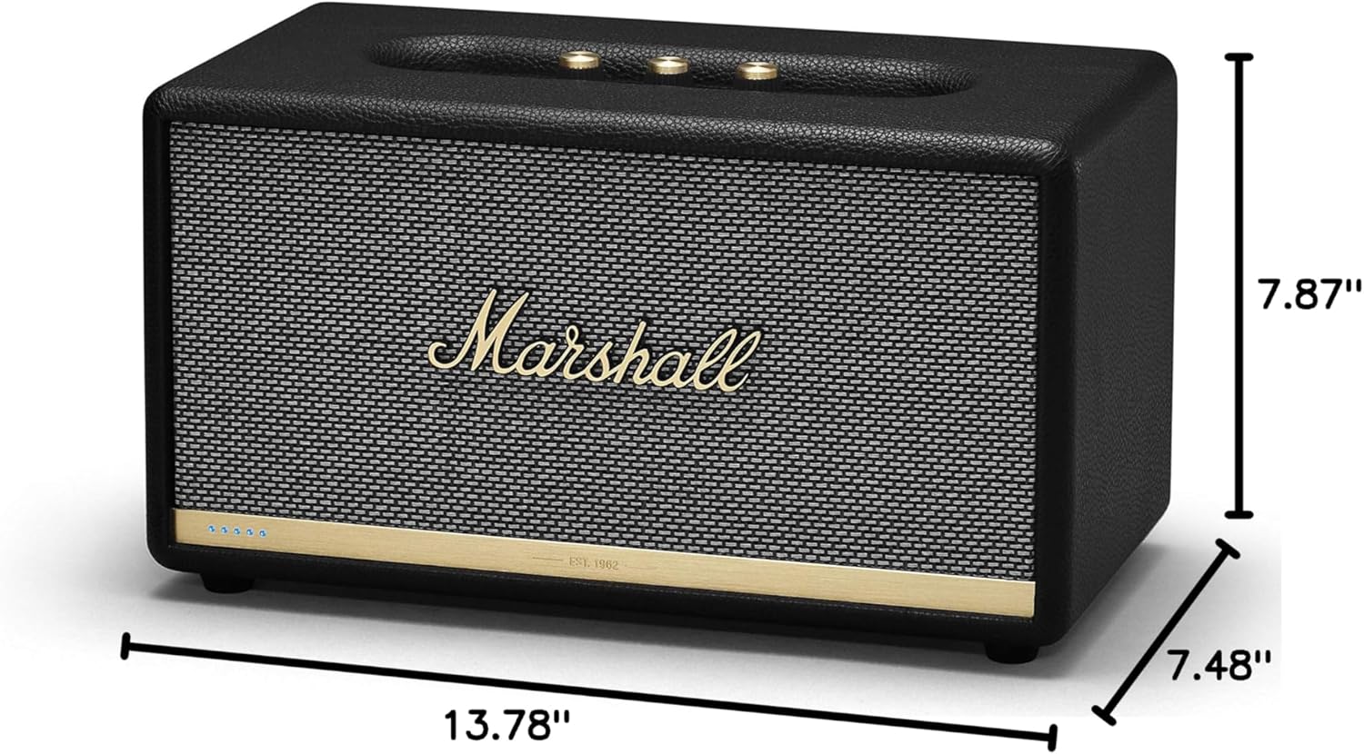 Marshall Stanmore II Wireless Wi-Fi Alexa Voice Smart Speaker - Black - Image 6