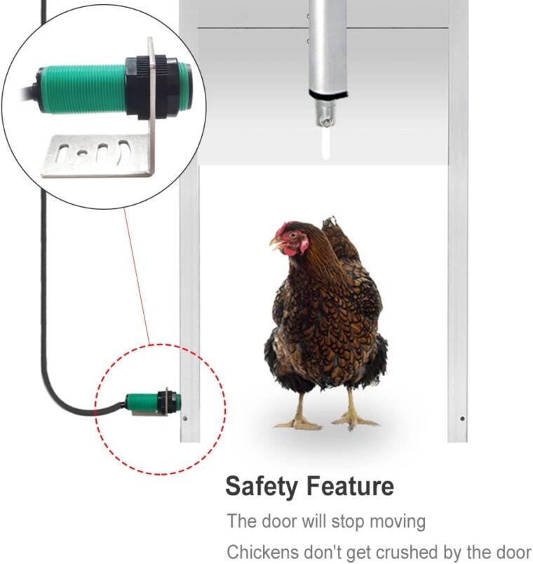 JVR Automatic Chicken Coop Smart Door Compatible with Alexa, Google Assistant, Home Assistant, Tuya - WiFi Electric Opener, Auto Sunrise/Sunset Dusk to Dawn Doors, Chicken Coop Accessories - Image 5