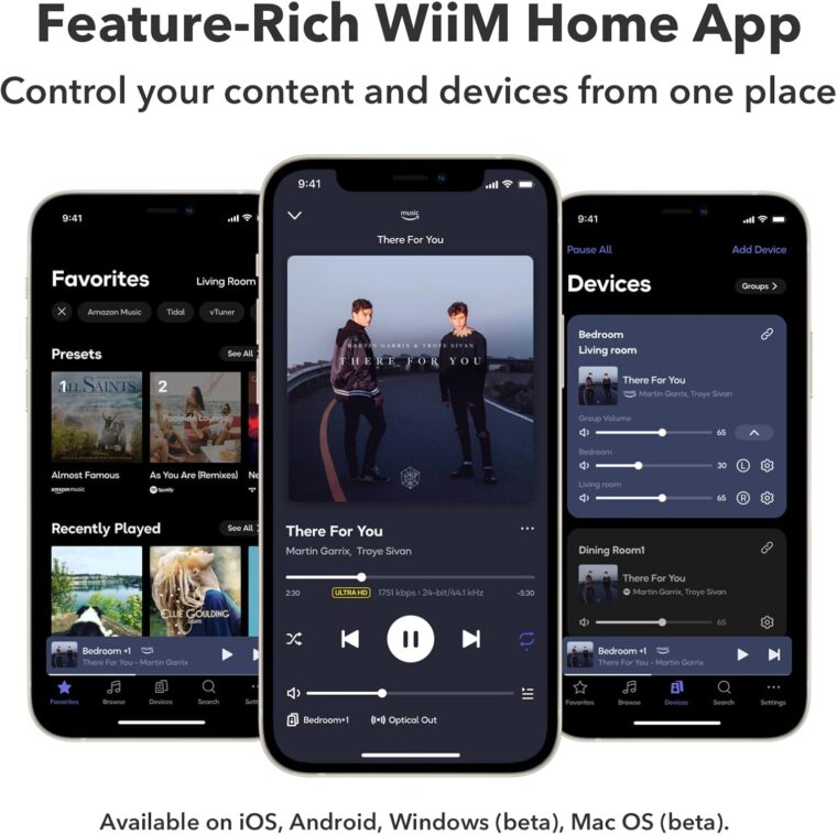 WiiM Mini AirPlay 2 Wireless Audio Streamer, Multiroom Stereo, Preamplifier, Works with Alexa and Siri Voice Assistants, Stream Hi-Res Audio from Spotify, Amazon Music and More - Image 7