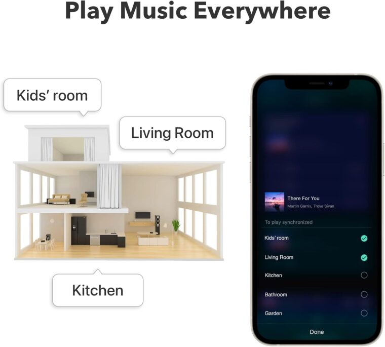 WiiM Mini AirPlay 2 Wireless Audio Streamer, Multiroom Stereo, Preamplifier, Works with Alexa and Siri Voice Assistants, Stream Hi-Res Audio from Spotify, Amazon Music and More - Image 8