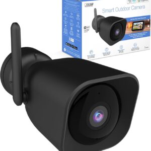Feit Electric CAM/WM/WiFi 1080p HD Outdoor WiFi Smart Home Security Camera with Night Vision