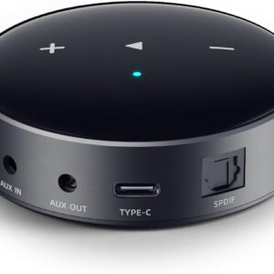 WiiM Mini AirPlay 2 Wireless Audio Streamer, Multiroom Stereo, Preamplifier, Works with Alexa and Siri Voice Assistants, Stream Hi-Res Audio from Spotify, Amazon Music and More