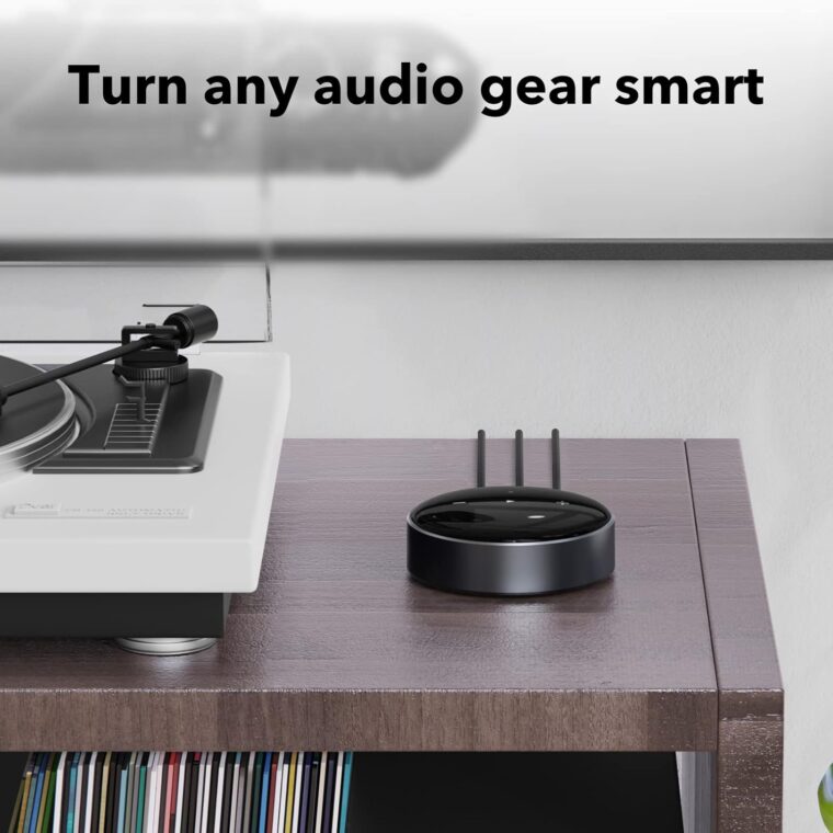 WiiM Mini AirPlay 2 Wireless Audio Streamer, Multiroom Stereo, Preamplifier, Works with Alexa and Siri Voice Assistants, Stream Hi-Res Audio from Spotify, Amazon Music and More - Image 2