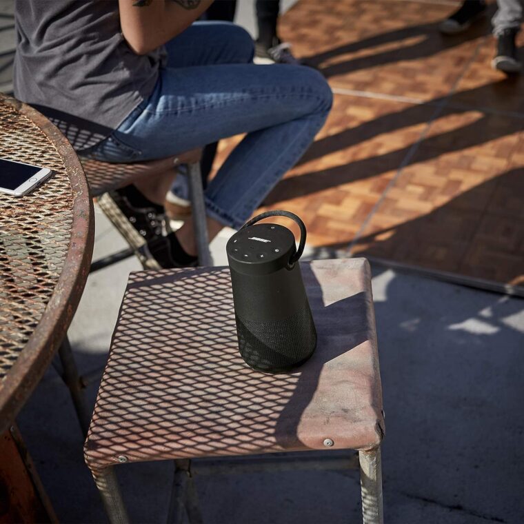 Bose SoundLink Revolve+ (Series II) Bluetooth Speaker, Portable Speaker with Microphone, Wireless and Water Resistant with 360 Degree Sound, Long Lasting Battery and Handle, Black - Image 5