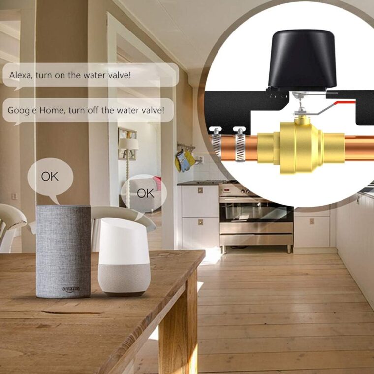 Owfeel WIFI & Bluetooth Smart Water Valve, Shutoff WIFI Control Water Valve Compatible With Alexa, Google and Application Program iOS/Android - Image 5