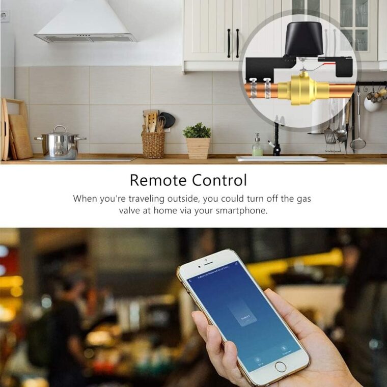 Owfeel WIFI & Bluetooth Smart Water Valve, Shutoff WIFI Control Water Valve Compatible With Alexa, Google and Application Program iOS/Android - Image 6