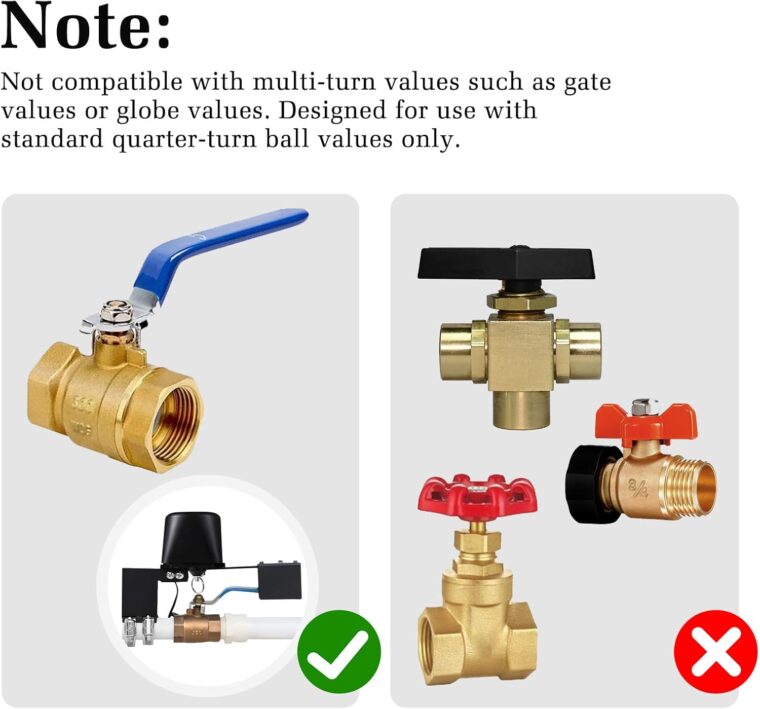 Owfeel WIFI & Bluetooth Smart Water Valve, Shutoff WIFI Control Water Valve Compatible With Alexa, Google and Application Program iOS/Android - Image 7