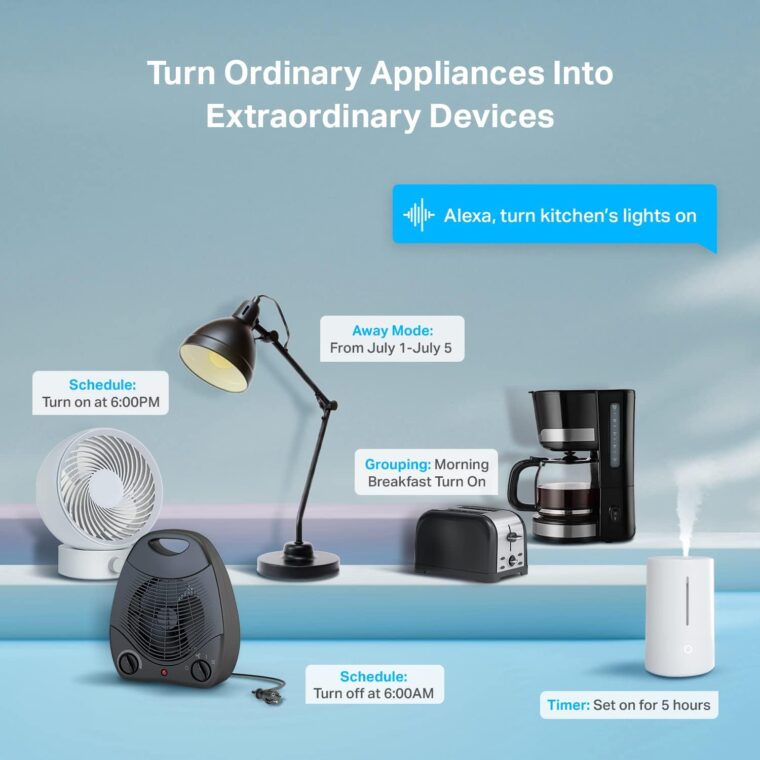 Kasa Smart Plug Ultra Mini 15A, Smart Home Wi-Fi Outlet Works with Alexa, Google Home & IFTTT, No Hub Required, UL Certified, 2.4G WiFi Only, 1-Pack(EP10), White - Image 4