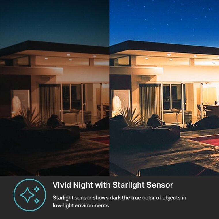 Kasa Smart 2K QHD Security Camera Outdoor Wired, IP65, Starlight Sensor & 98Ft Night Vision, Motion/Person Detection, 2 Way Audio w/Siren, Cloud/SD Card Storage, Alexa &Google Home Compatible(KC420WS) - Image 5