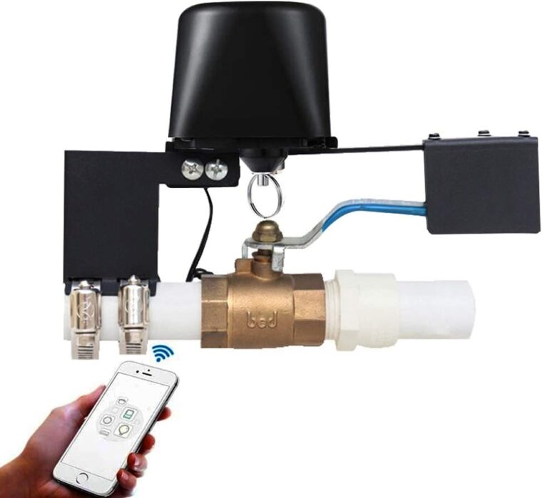 Owfeel WIFI & Bluetooth Smart Water Valve, Shutoff WIFI Control Water Valve Compatible With Alexa, Google and Application Program iOS/Android