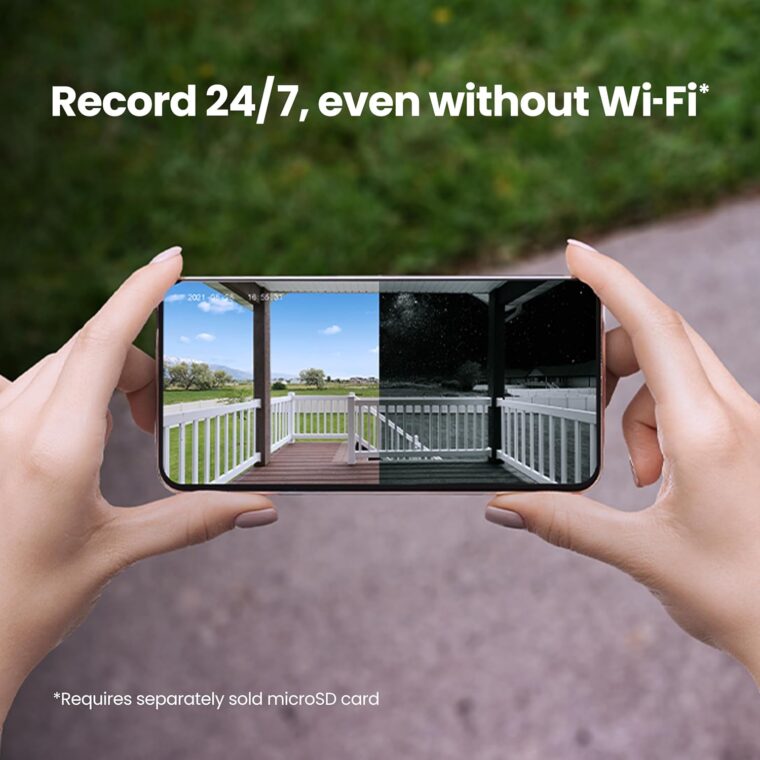 Feit Electric Smart Security Camera, 2.4GHz WiFi Smart Home Camera with Motion Detection, Night Vision, 2-Way Audio, 1080p HD Battery Powered, White, CAM/WM/WiFi/BAT - Image 6