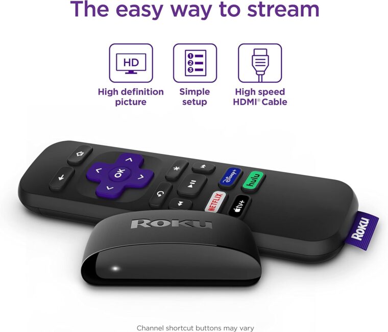 Roku Express | HD Roku Streaming Device with Simple Remote (no TV controls), Free & Live TV - Image 3