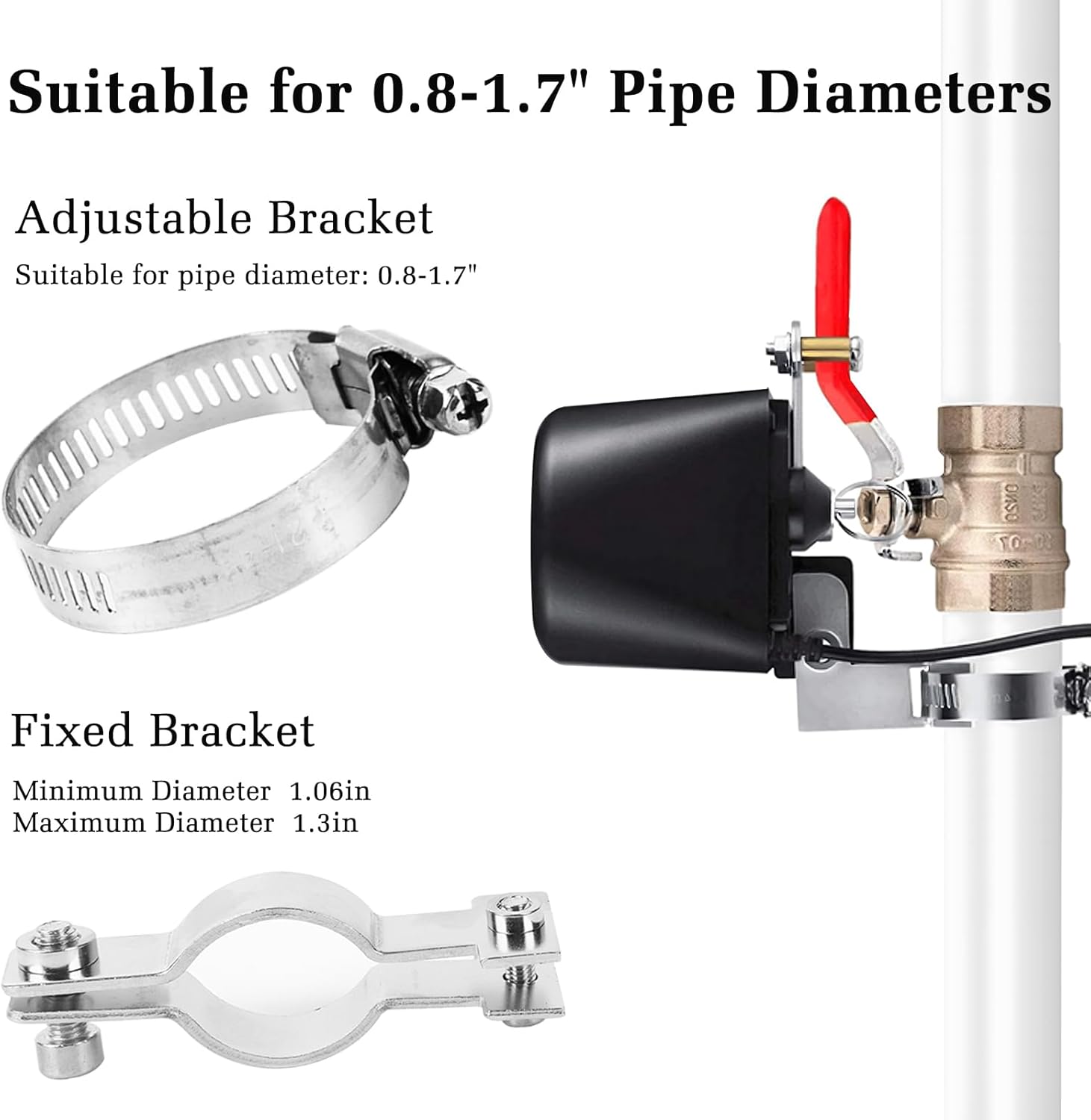 Owfeel WiFi Smart Valve WiFi Control Water Valve Compatible with Alexa, Google and Application Program iOS/Android - Image 5