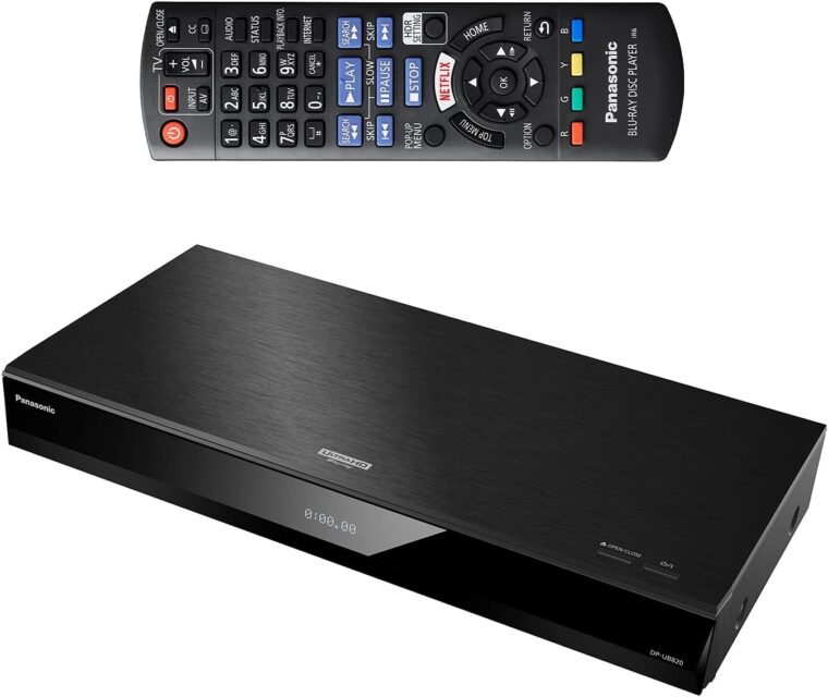 Panasonic Streaming 4K Blu Ray Player with Dolby Vision and HDR10+ Ultra HD Premium Video Playback, Hi-Res Audio, Voice Assist - DP-UB820-K (Black) - Image 9