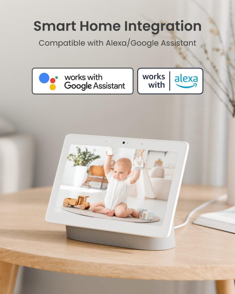 REOLINK E1 Pro 3K PT Wi-Fi Indoor Camera for Baby & Pet Monitoring, Auto Tracking, 5MP Night Vision Enhanced by F1.6 Aperture, Person/Pet/Baby Crying Detection, 2.4/5GHz Wi-Fi, Two-Way Audio - Image 6