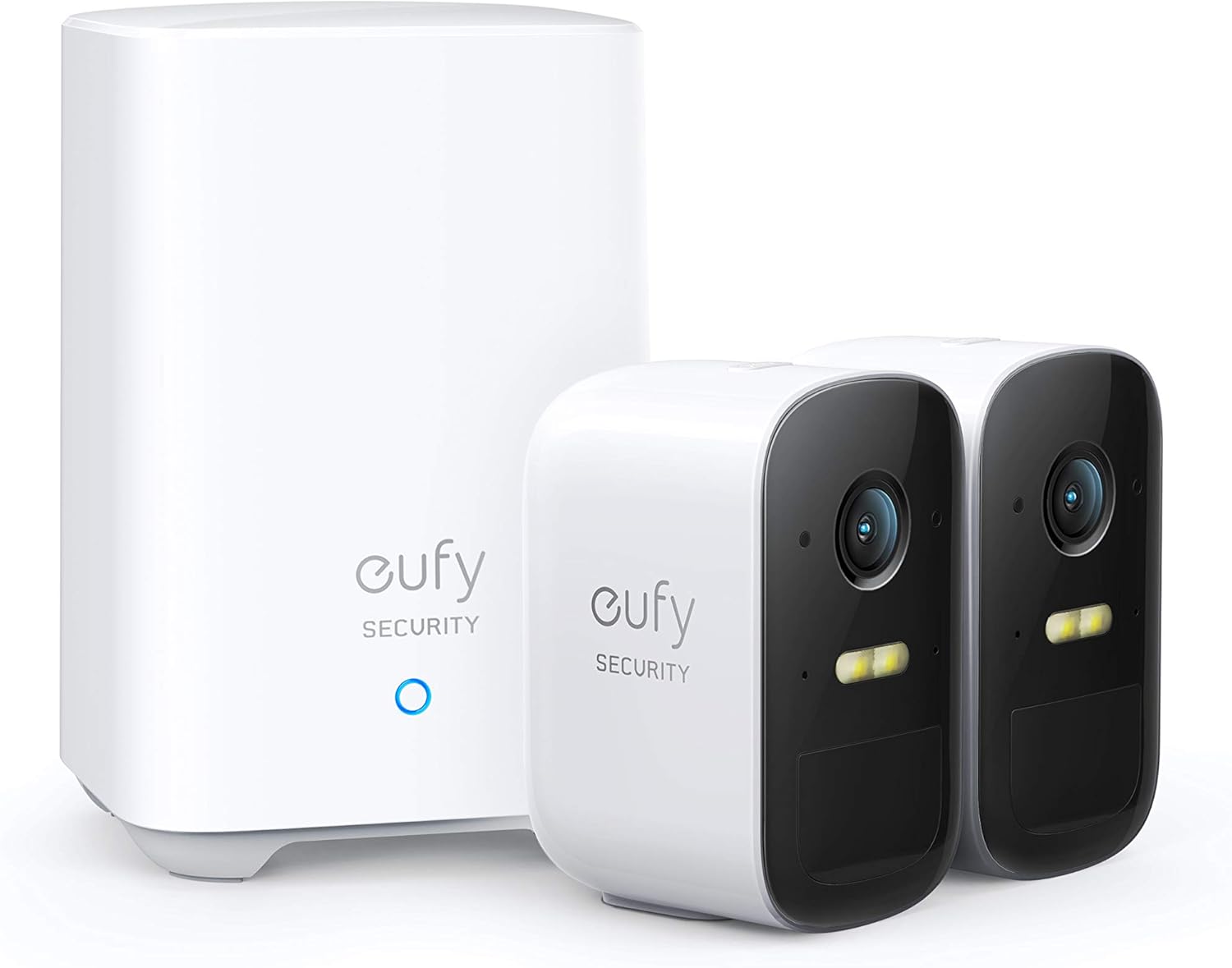 eufy Security, eufyCam 2C 2-Cam Kit, Security Camera Wireless Outdoor, Home Security System, HomeKit Compatibility, 1080p HD, IP67, Night Vision, Motion Only Alert, No Monthly Fee