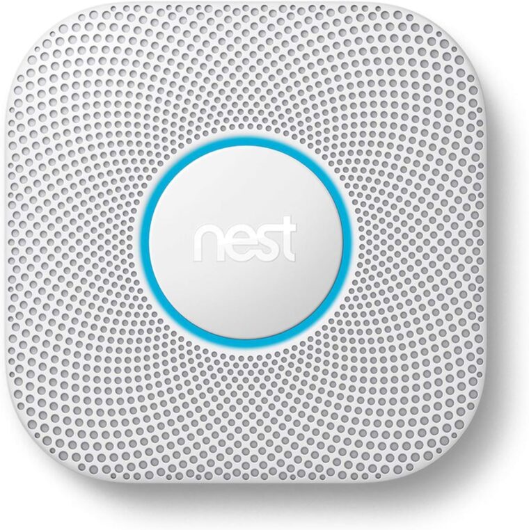 Google Nest Protect - Smoke Alarm - Smoke Detector and Carbon Monoxide Detector - Wired, White