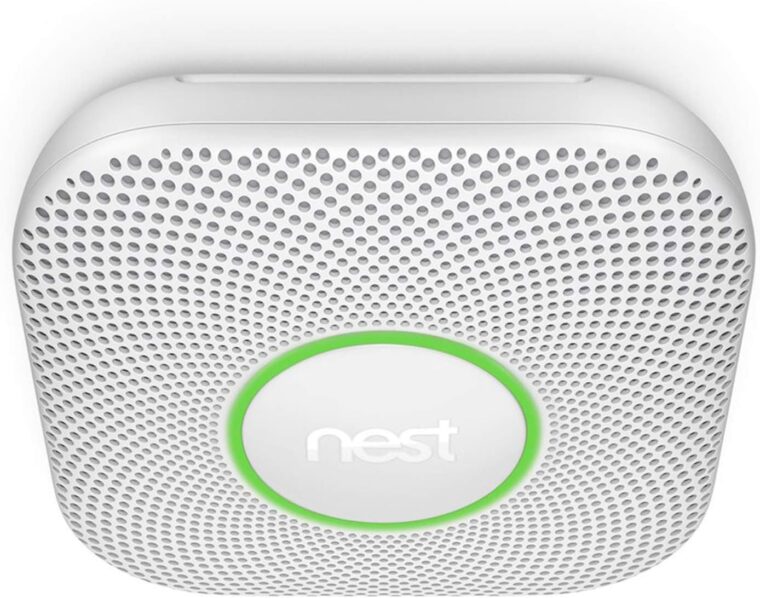 Google Nest Protect - Smoke Alarm - Smoke Detector and Carbon Monoxide Detector - Wired, White - Image 2