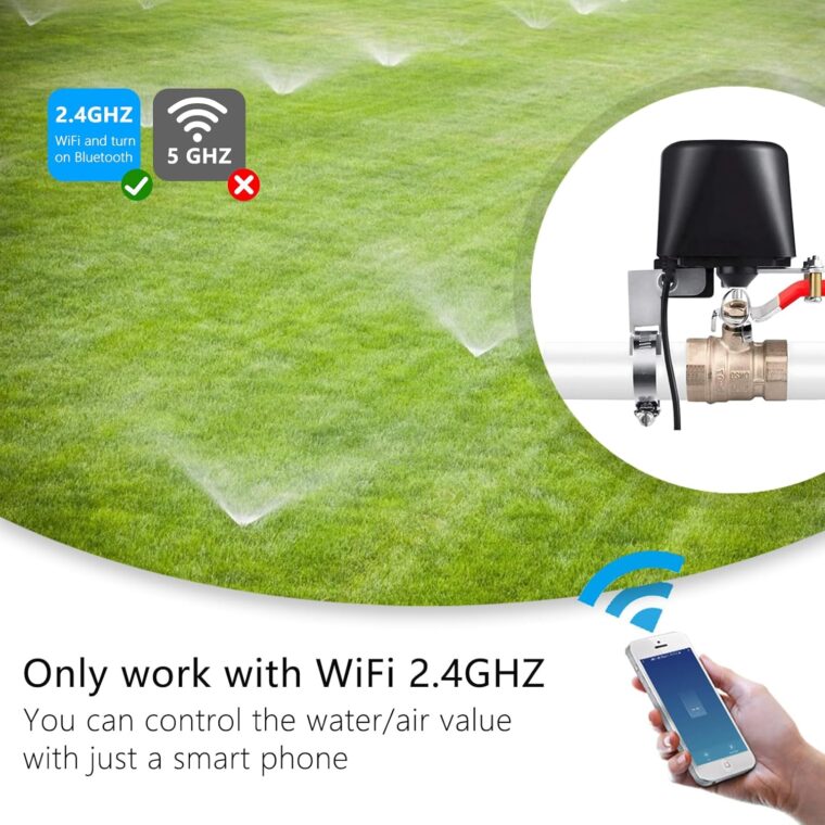 Owfeel WiFi Smart Valve WiFi Control Water Valve Compatible with Alexa, Google and Application Program iOS/Android - Image 2