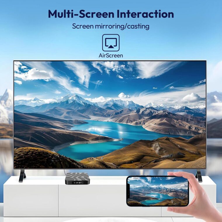 EASYTONE Android 12.0 TV Box 4GB RAM 64GB ROM, Android Box 2025 H618 Quad-Core CPU 6K TV Box with 4K 6K 2.4/5G Dual-WiFi 3D HDR10+ Bluetooth 4.0 USB 2.0 Smart Box for TV - Image 7