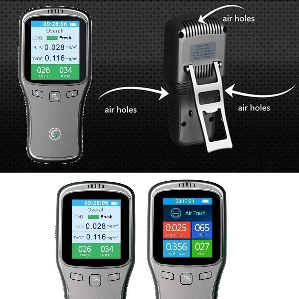 EG Air Quality Monitor, Formaldehyde Detector, Pollution Meter, Sensor, Tester; Detect & Test Indoor Pollution, TVOC Volatile Organic Compound Gas, PM2.5 2.5 Micron Particulate Matter Dust; eBook - Image 5