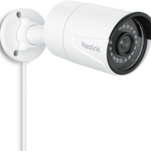 REOLINK 5MP Security PoE IP Camera, Person/Vehicle/Pet Detection, Time-Lapse, 100ft IR Night Vision, Work with Smart Home, Support 256GB SD Card, Surveillance Outdoor Indoor, RLC-510A