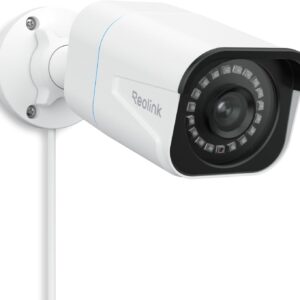REOLINK 4K/8MP Security PoE IP Camera, Human/Vehicle/Pet Detection, Time-Lapse, 100ft IR Night Vision, Work with Smart Home, Up to 256GB microSD Card, Surveillance Outdoor Indoor, RLC-810A