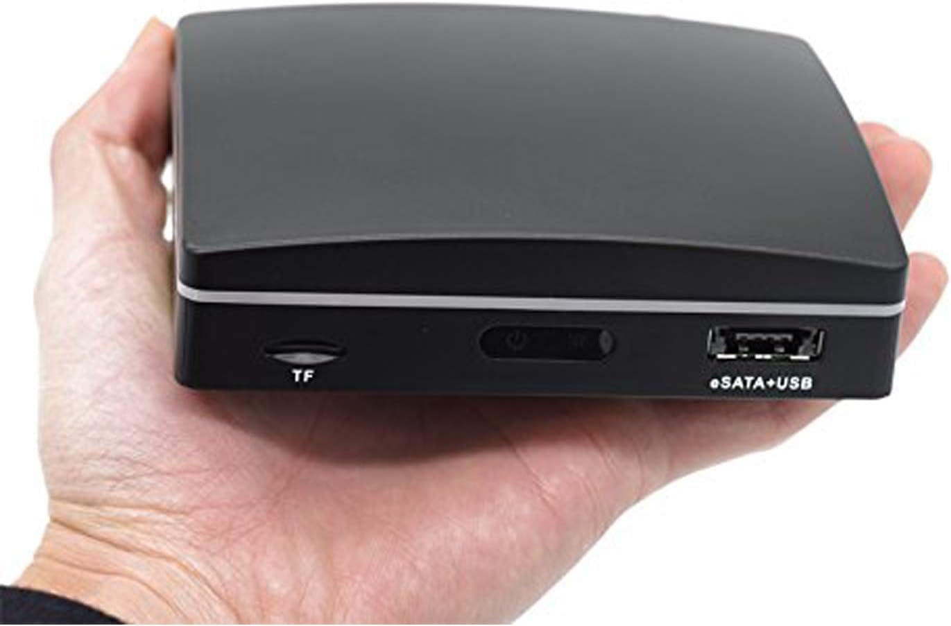 Eversecu 4ch Mini CCTV Video Recorder, Hybrid DVR/NVR Support 1080P AHD/HD-TVI/HD-CVI/CVBS and IP Cameras, Support E-Sata HDD/SD Card for Recording, with Remote View App and PC Software - Image 2