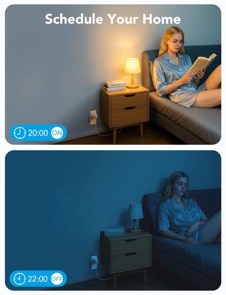 Govee Smart Plug, WiFi Outlet Compatible with Alexa and Google Assistant, Mini Smart Home Plugs with Timer Fuction & Group Controller, No Hub Required, ETL & FCC Certified, 2.4G WiFi Only (1 Pack) - Image 8