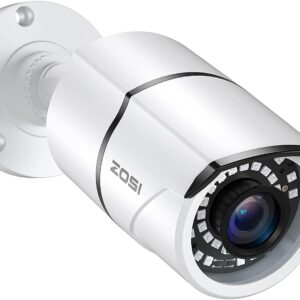 ZOSI 2MP 1080p Security Camera,4-in-1 TVI/CVI/AHD/CVBS Surveillance Bullet Camera Indoor Outdoor,Night Vision,Work for 960H,720P,1080P analog CCTV DVR