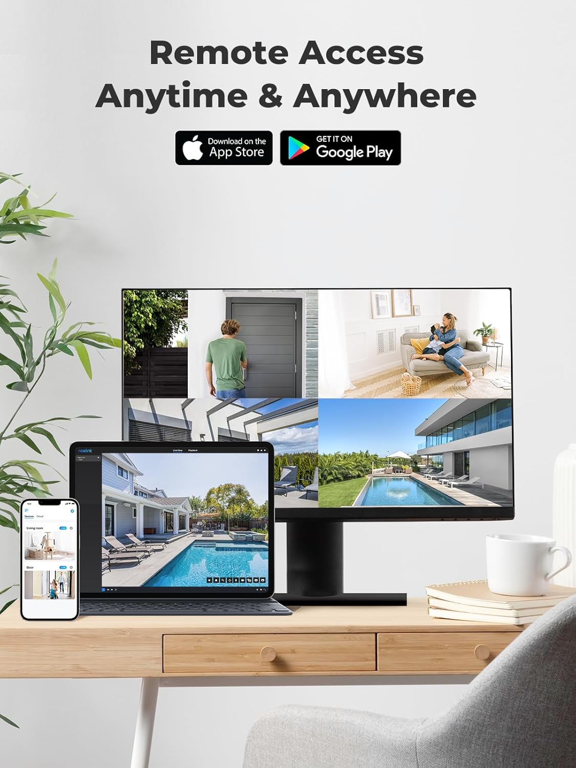 REOLINK 5MP Security PoE IP Camera, Person/Vehicle/Pet Detection, Time-Lapse, 100ft IR Night Vision, Work with Smart Home, Support 256GB SD Card, Surveillance Outdoor Indoor, RLC-510A - Image 5