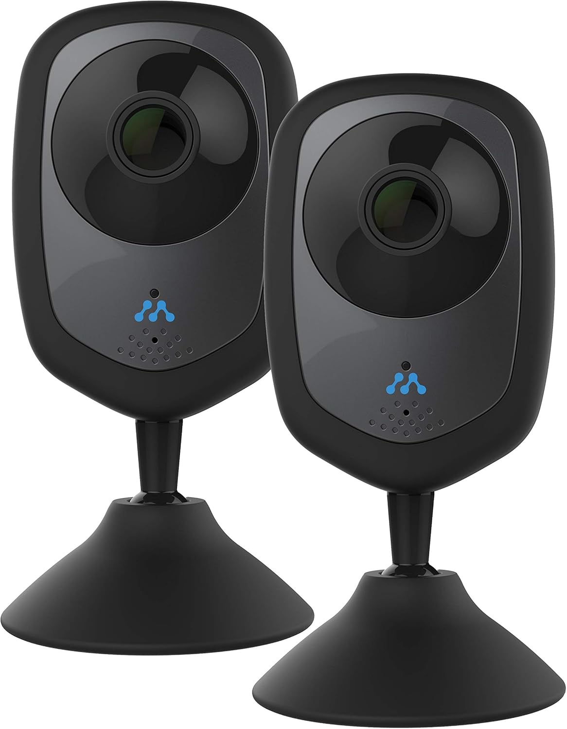 Momentum HD Wireless Indoor Home Security Camera with 2-Way Audio, Night Vision, Pet Monitor for iOS & Android (2 Pack)