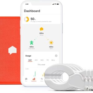 Sense Energy Monitor with Solar – Track Electricity Usage and Solar Production in Real Time Meets Rigorous ETL/Intertek Safety Standards