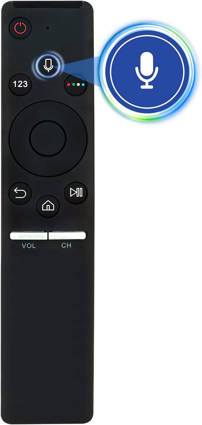 Universal BN59-01266A Replace Voice Remote fit for Samsung Smart 4K TV BN5901266A RMCSPM1AP1 QN65Q7FD UN75MU630D UN50MU630D UN65MU850D UN43MU630D UN55MU630D UN55MU650D UN55MU700D UN55MU800D UN65MU650D - Image 2